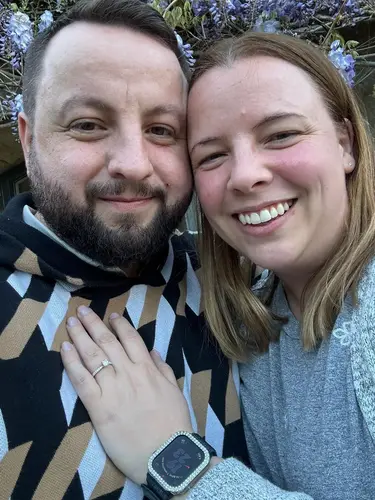 Not a clue where this was taken. Maybe in Tunisia. We look happy though, and that is all that matters.