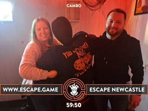 The heroic rescue of our very quiet team mate who was locked in a cell by some evil ney-do-weller. We had a whole 10 seconds remaining before our friend would have been unable to see the light of day again. We were probably secret agents in a past life.